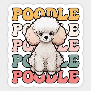 Poodle Sticker